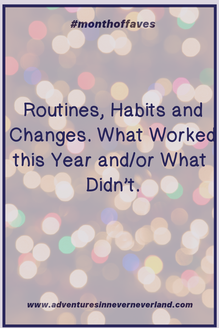 Where I describe what worked and what didn't for 2018